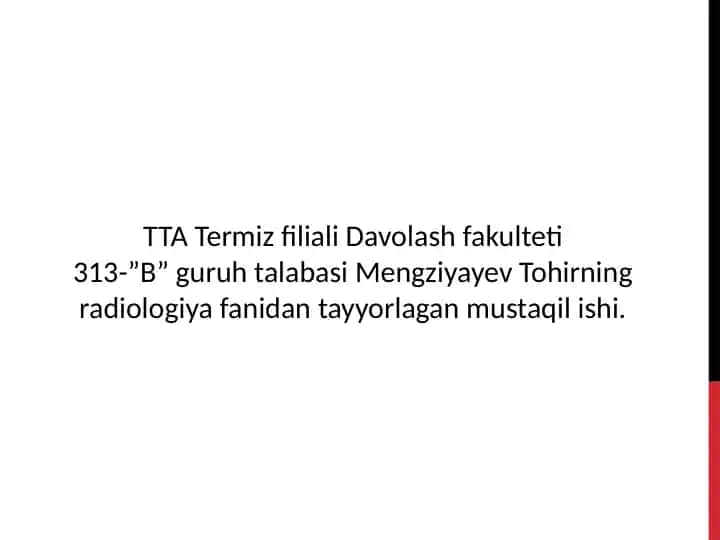 Radiobiologiya