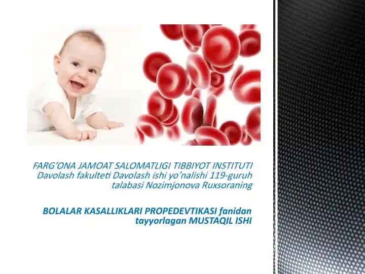 Aplastik Anemiya: Alomatlar va Davolash