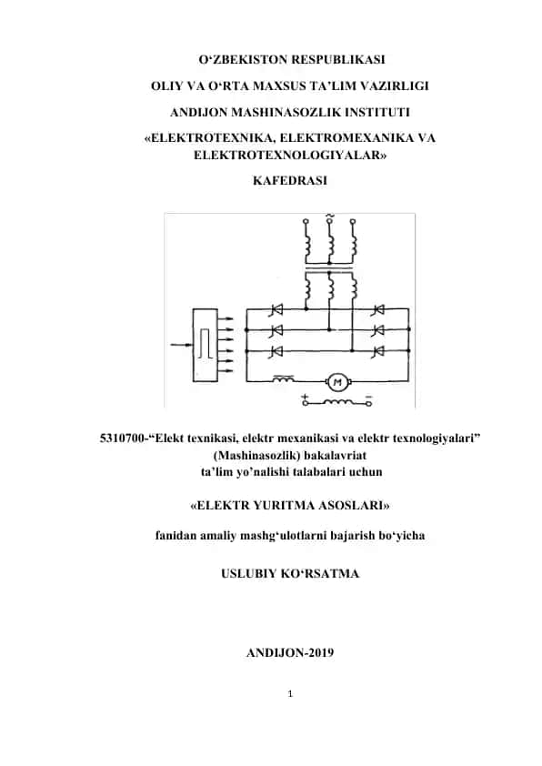 Elektr Yuritma Asoslari