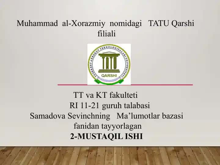 NoSQL ma’lumotlar bazasi va uning asosiy prinsiplari