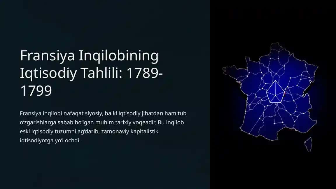 Fransiya Inqilobining Iqtisodiy Tahlili: 1789-1799