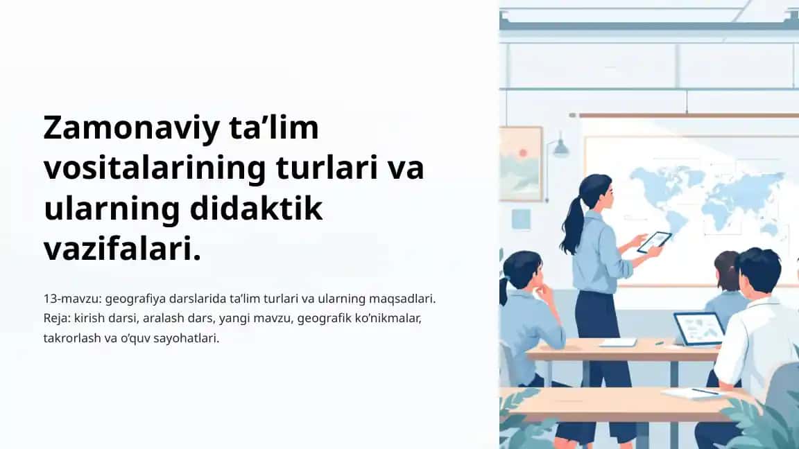 Zamonaviy ta'lim vositalari