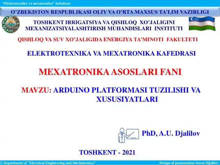 Arduino platformasi