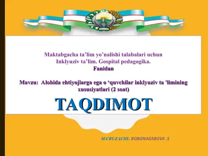 Inklyuziv ta'lim