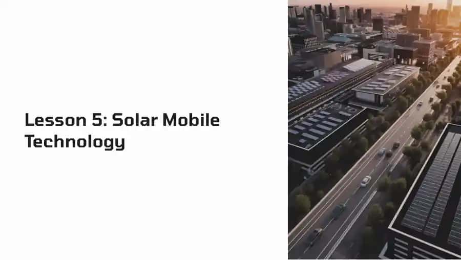 Solar Mobile Technology