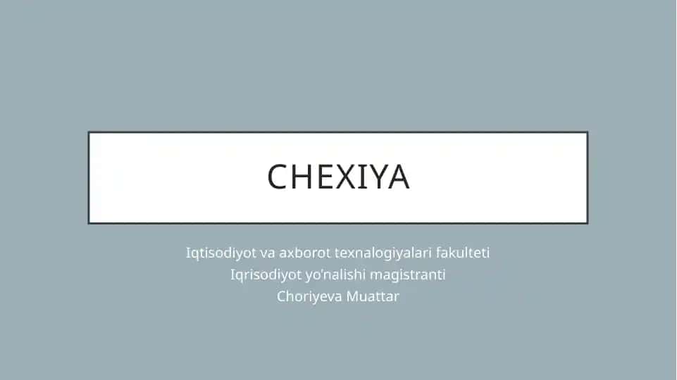 Chexiya