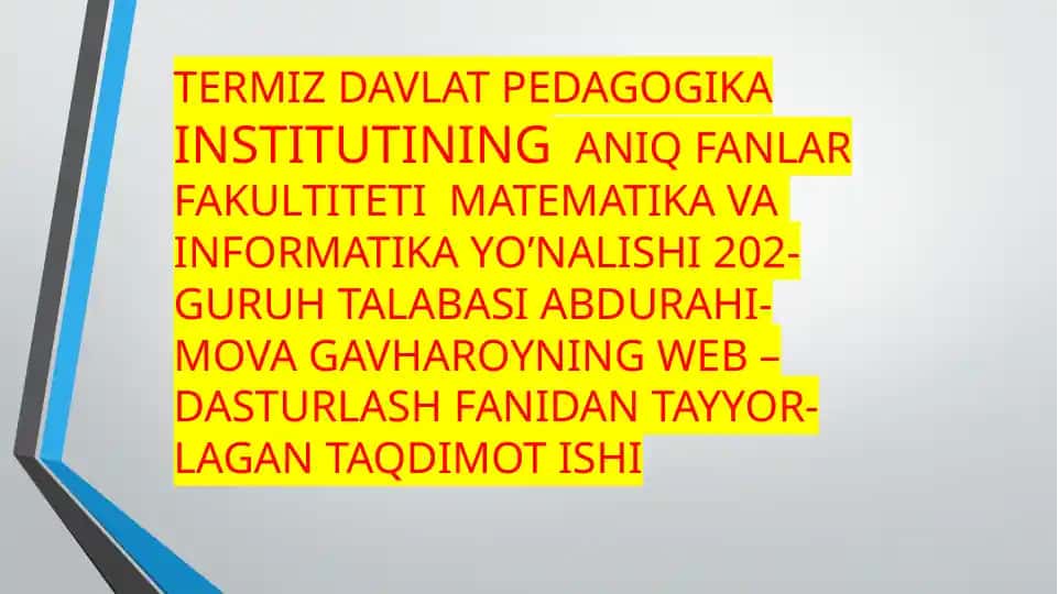 PHP tarixi va uning imkoniyatlari