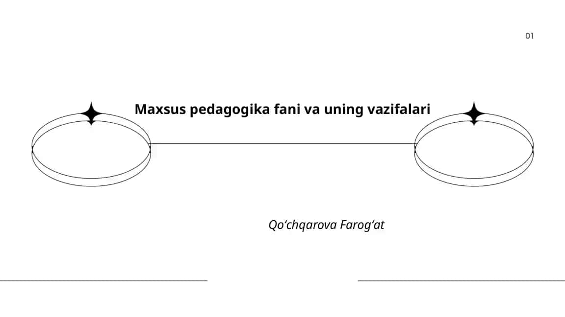 Maxsus pedagogika fani va uning vazifalari