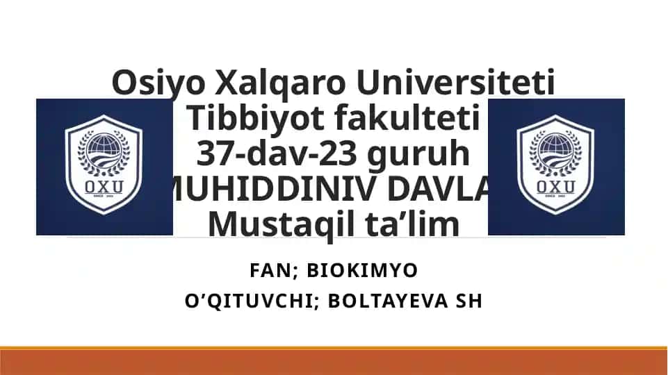 METABOLIK SINDROM KELIB CHIQISH SABABLARI VA UNING ASOSLARI ASORATLARI