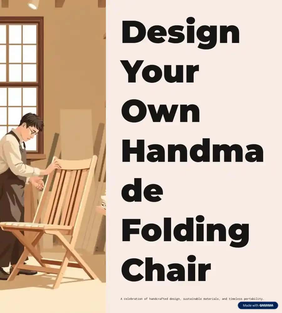Handmade Folding Chair