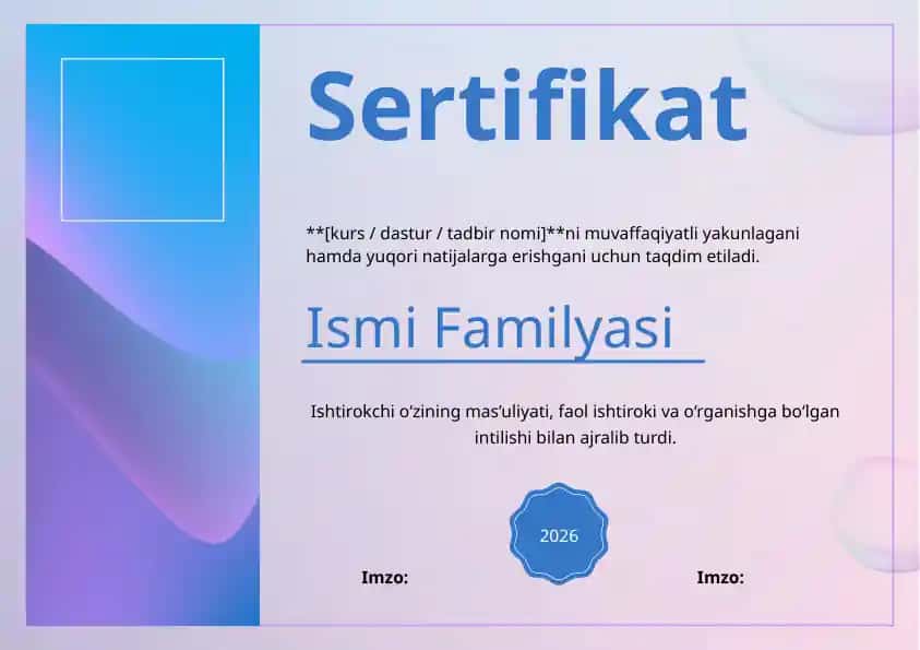 SERTIFICAT