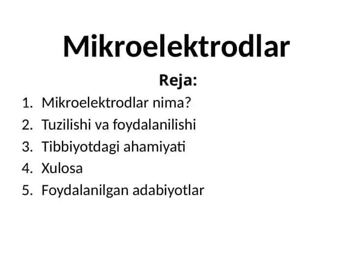 Mikroelektrodlar