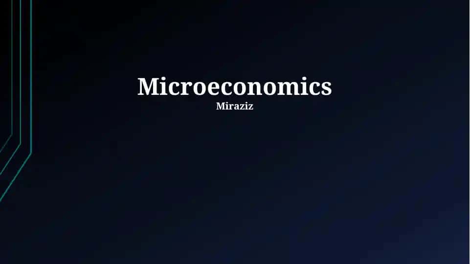 Microeconomics