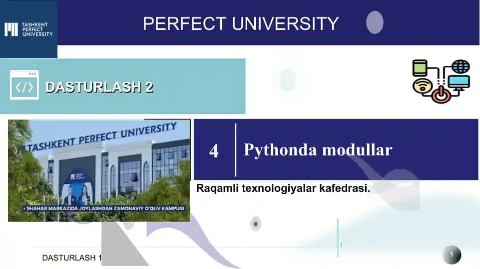 Python modullar