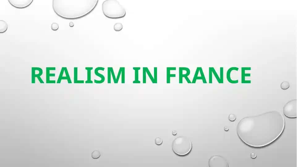 Realism in France