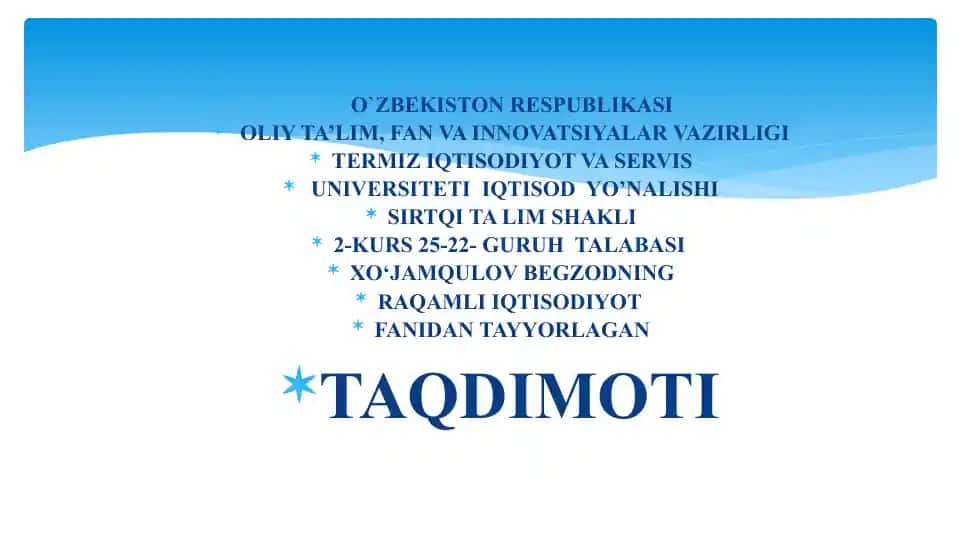 Buyumlar va IoTning rivojlanishi