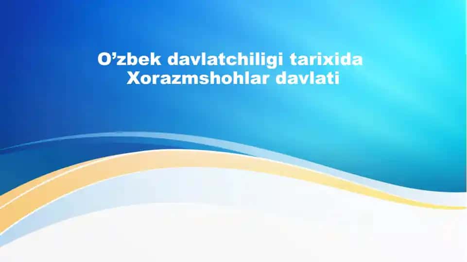 Xorazmshohlar davlati