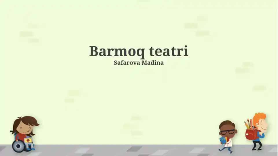 Barmoq teatri