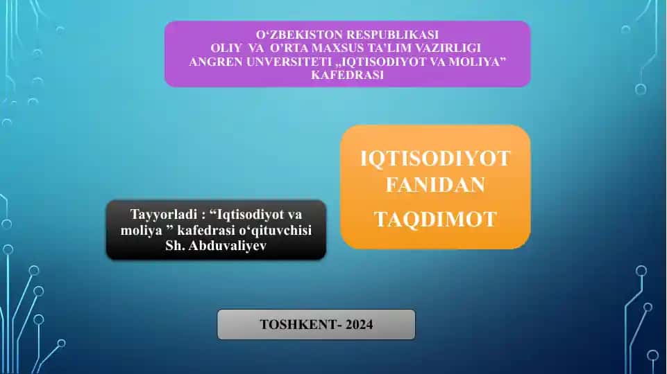 Lean Production (sanoatkorxonalari resurslarini samarali boshqarish)