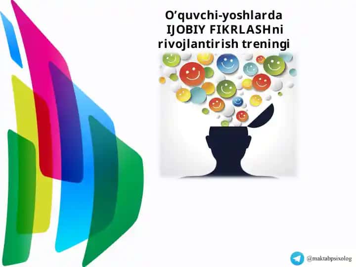 Ijobiy Fikrlashni Rivojlantirish Treningi