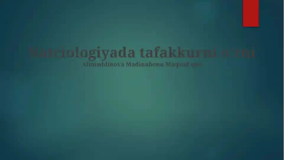 Kognitiv buzilishlarni baholash