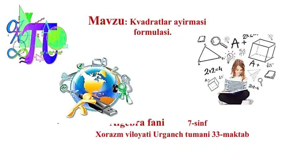 Kvadratlar ayrmasi formulasi