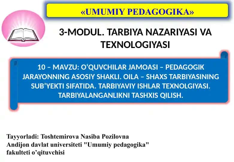 "UMUMIYPEDAGOGIKA"