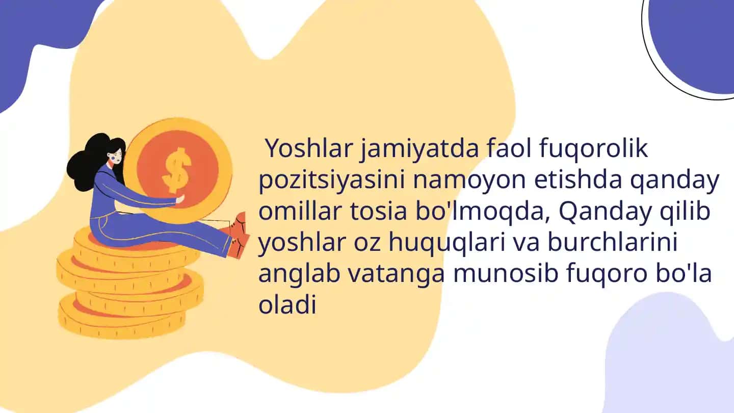 Yoshlar jamiyatda fuqorolik