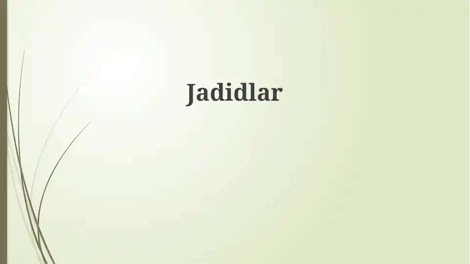 Jadidlar