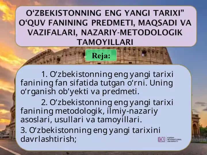 O‘zbekistonning eng yangi tarixi