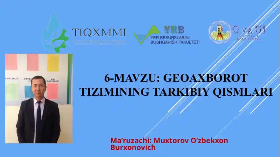 GEOAXBOROT TIZIMINING BLOKLARI