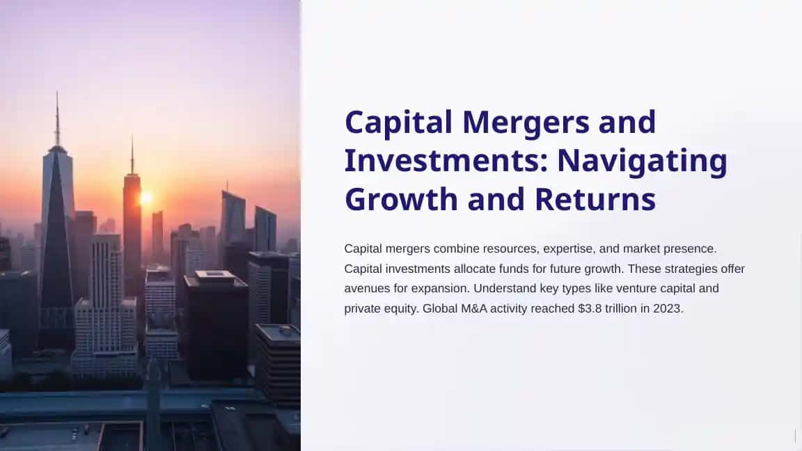 Strategic Rationale for Capital Mergers