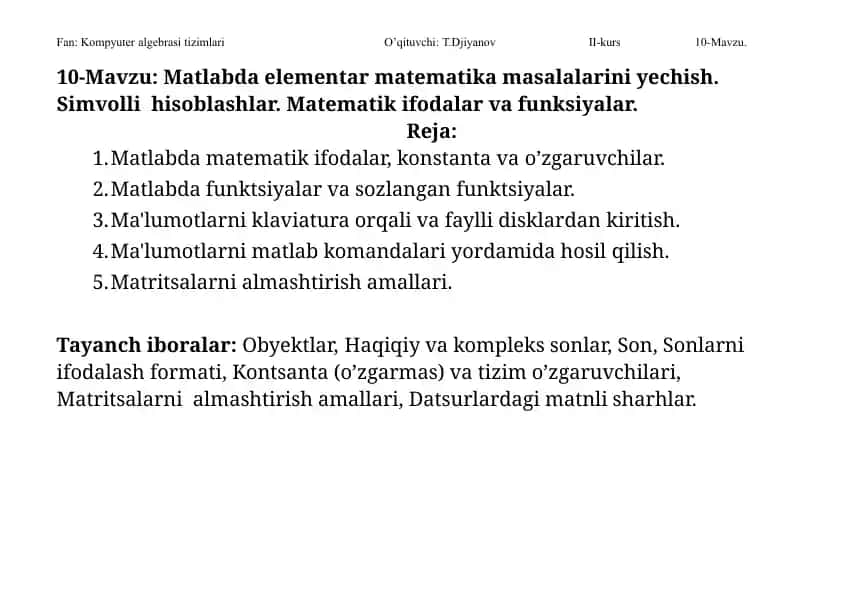 Kompyuter algebra sistemasi