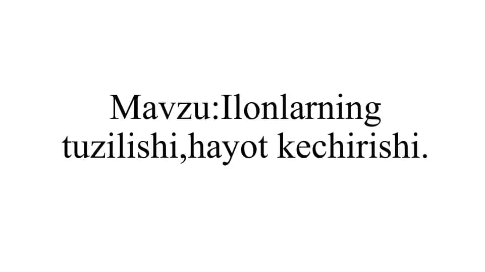 Ilonlar