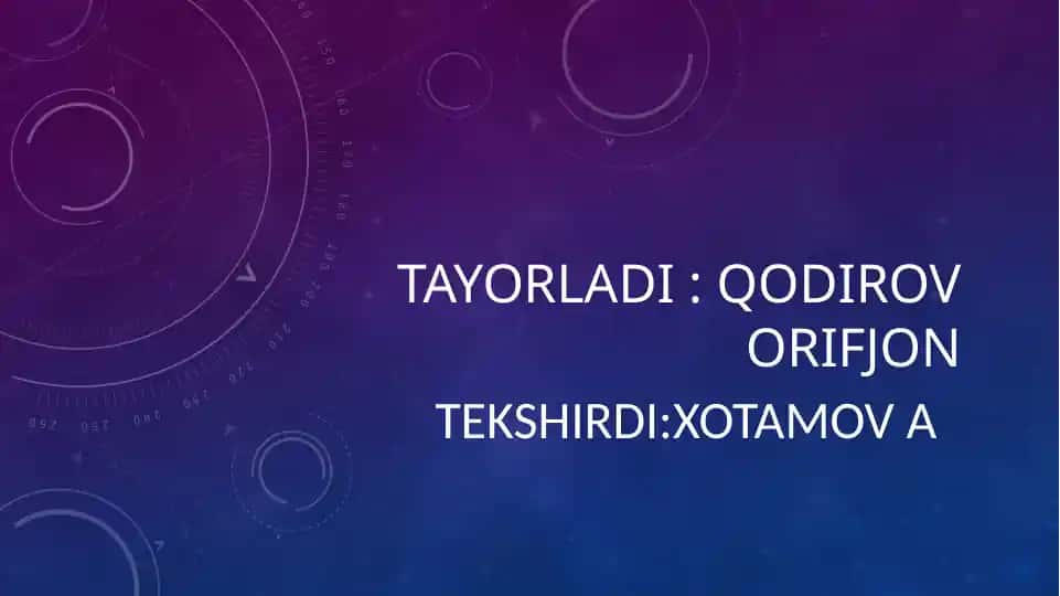 Dastlabki audit kelishuvlari – Boshlang’ich qoldiqlar