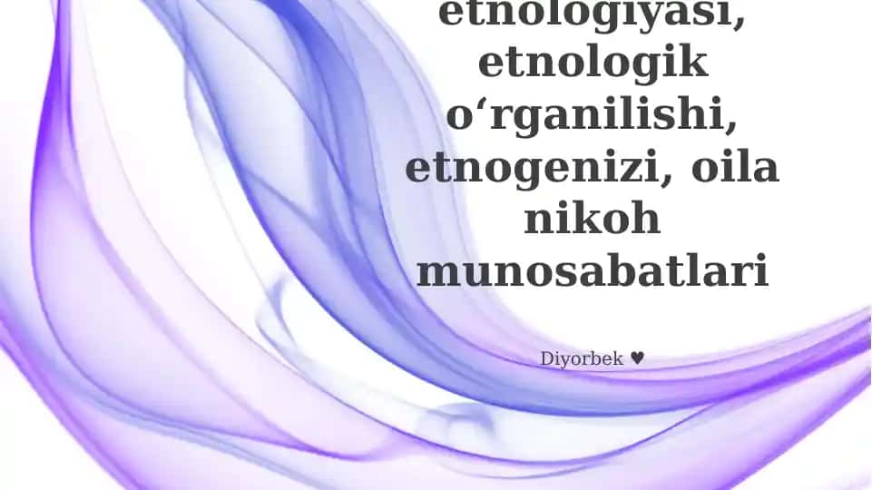 Xitoy Jamiyatlarining Etnologik Tadqiqotlari
