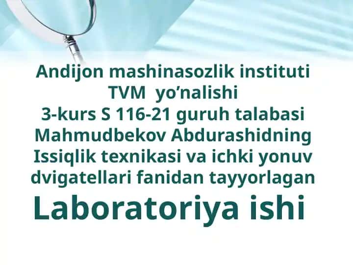 Issiqlik texnikasi