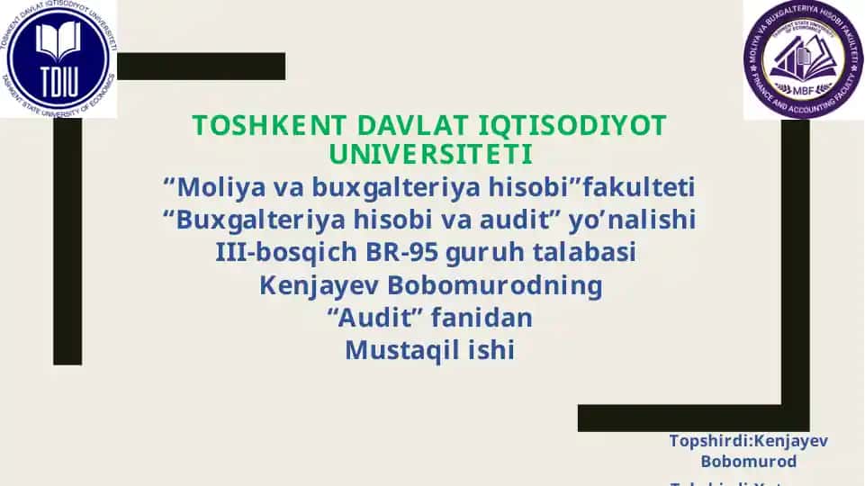 Taxliliy amallar natijalaridan foydalanish va ular samaradorligini baholash xususiyatlari
