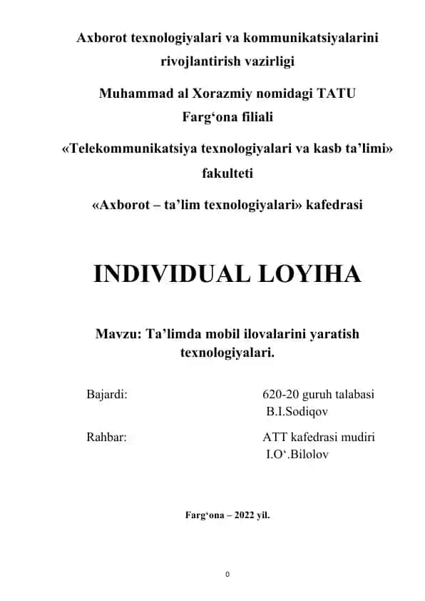 Mobil texnologiya