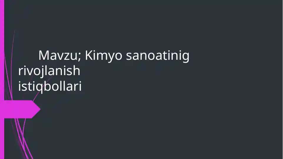 Kimyosanoati