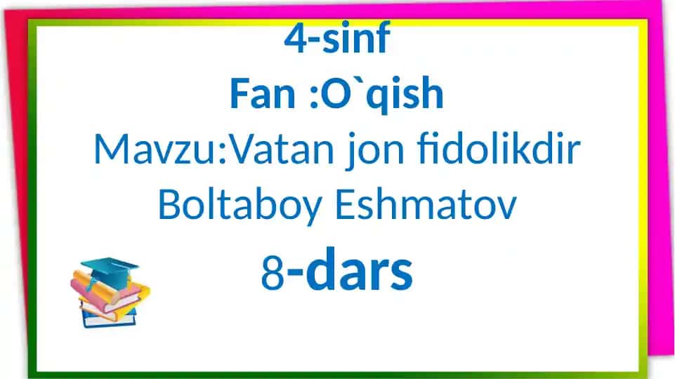 Vatan jon fidolikdir