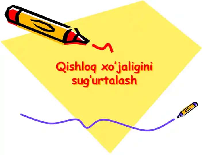 Qishloq xo’jaligini sug’urtalash