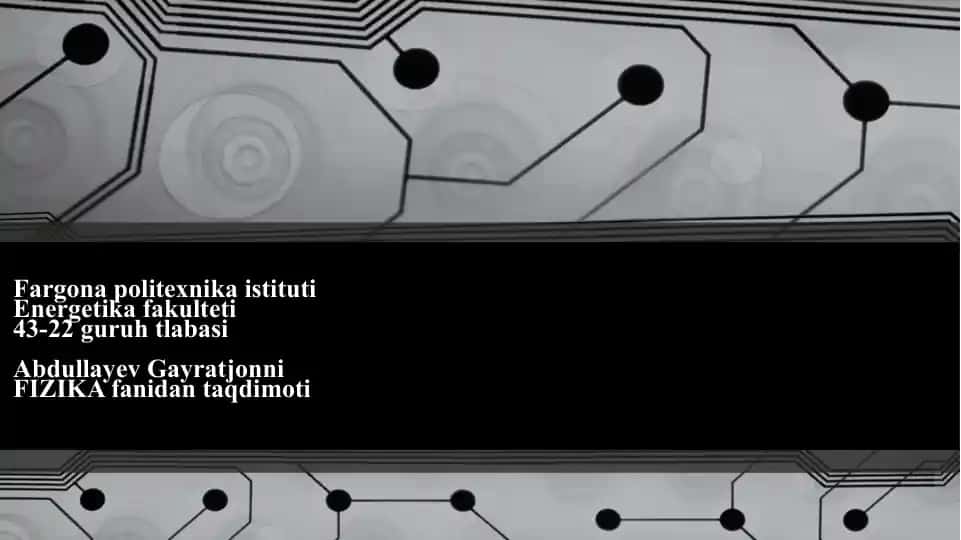 Paralel toklarni o‘zaro ta’siri
