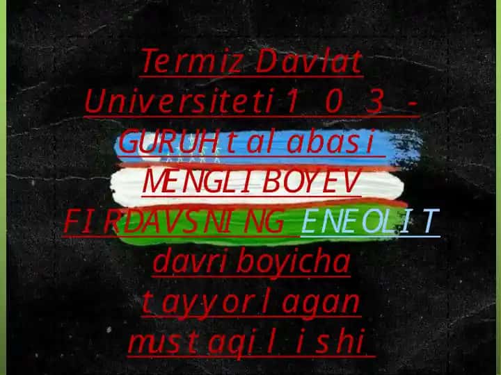 Eneolit davri