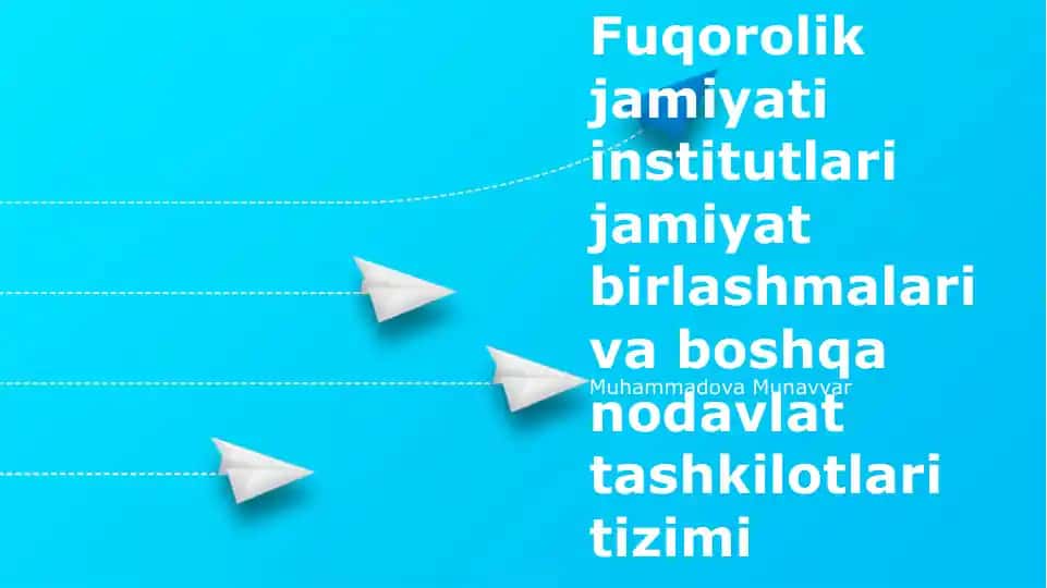Fuqorolik Jamiyati Institutlari: Ta'rif va Ahamiyati