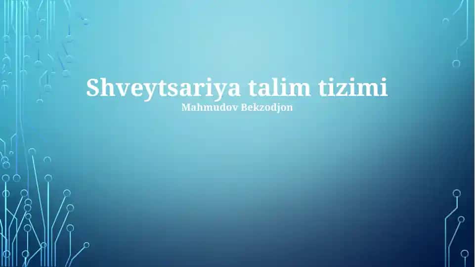 Shveytsariya Ta'lim Tizimi