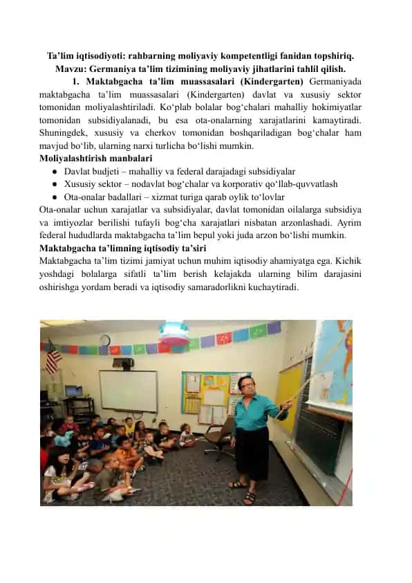 Germaniya ta’lim tizimi