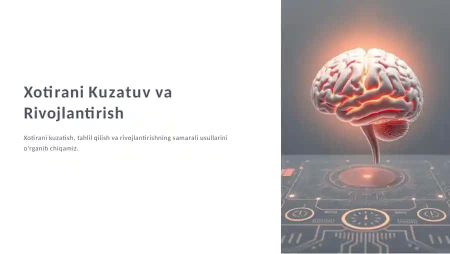 Xotirani Kuzatuv va Rivojlantirish