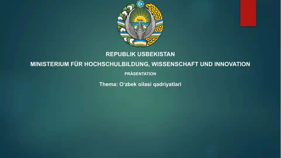 Oʻzbekoilasiqadriyatlari