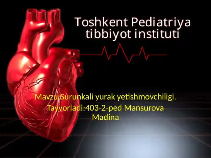 Surunkali yurak yetishmovchiligi